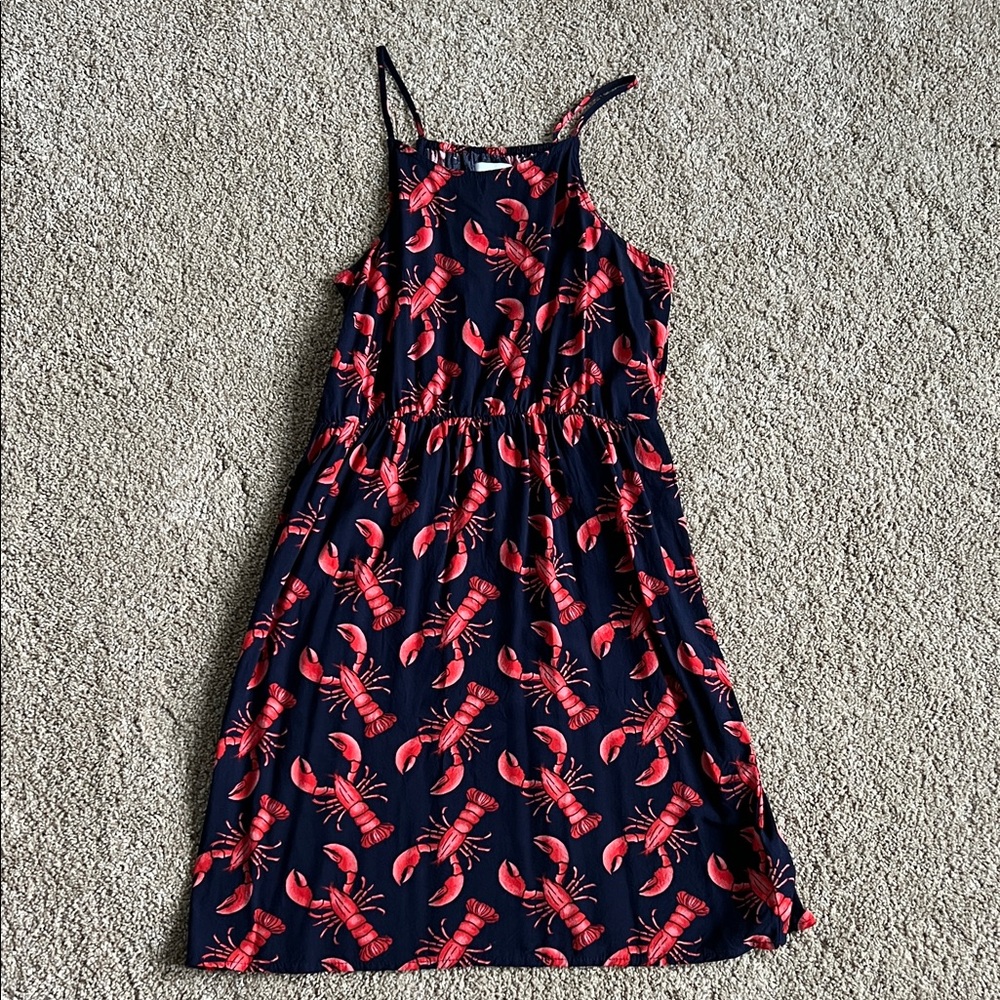 Old Navy Kids Dress with Red Lobster Print
